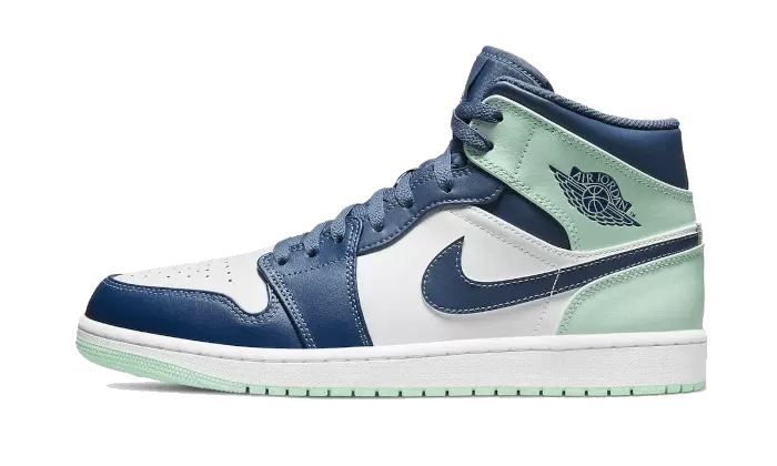 Nike Air Jordan 1 Mid Mystic Navy Mint Foam