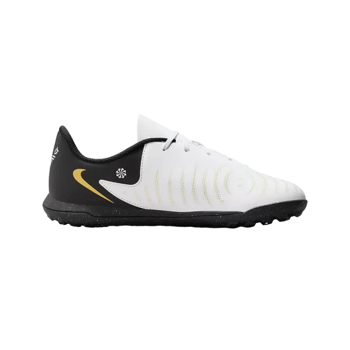 Nike boys' soccer shoe Phanton Gx II Club TF FJ2604-100 white-black-gold