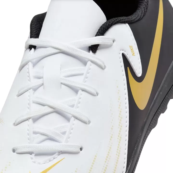 Nike boys' soccer shoe Phanton Gx II Club TF FJ2604-100 white-black-gold