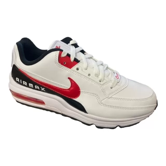 Nike men's low sneakers Air Max LTD 3 BV1171 100 white-red-black 