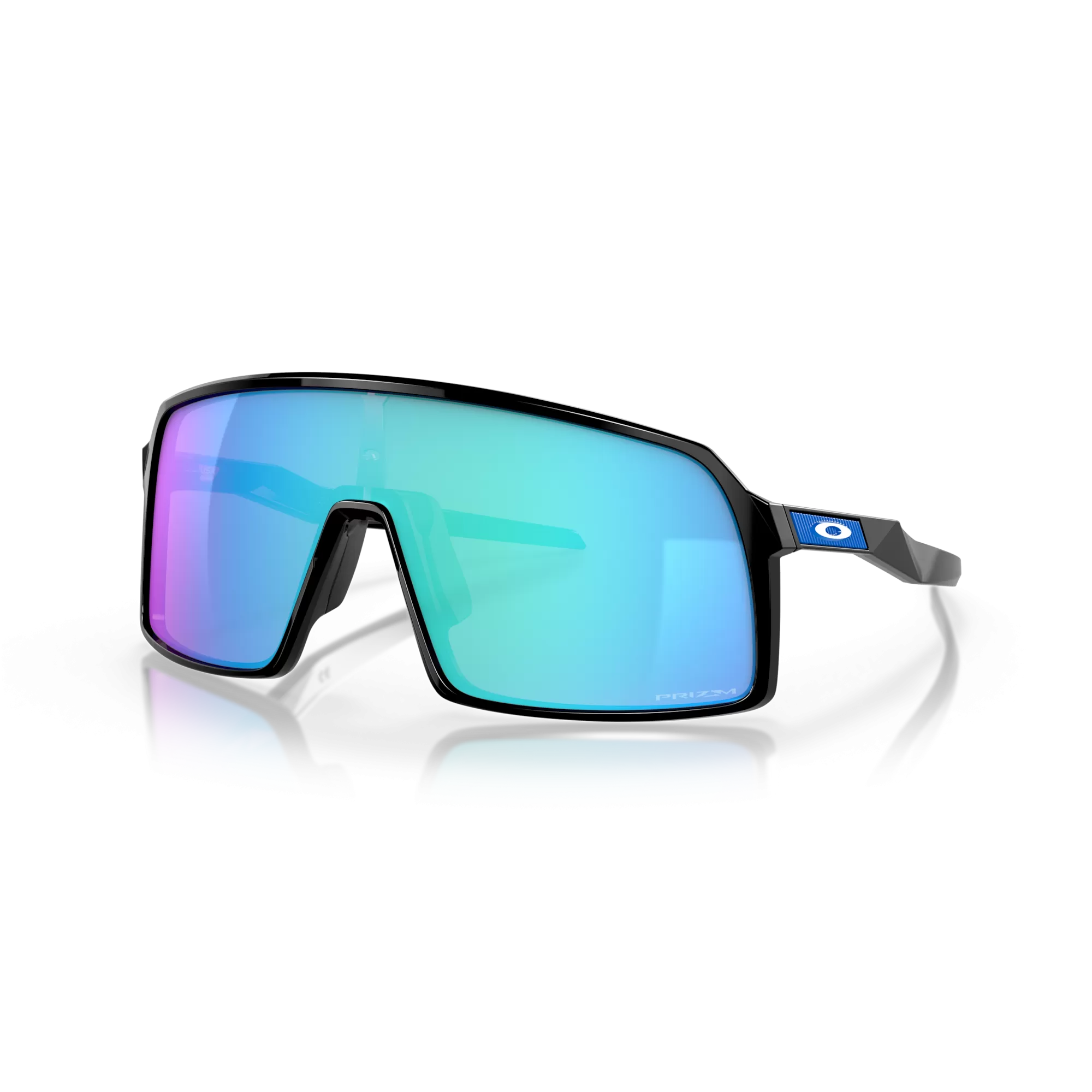 Oakley Sutro Prizm Sapphire Lenses Polished Black Frame