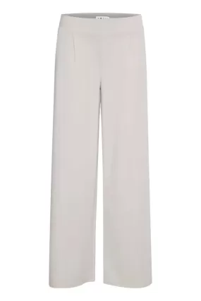 Pantalon Kate Wide Crop Silver Gray fibres recyclées