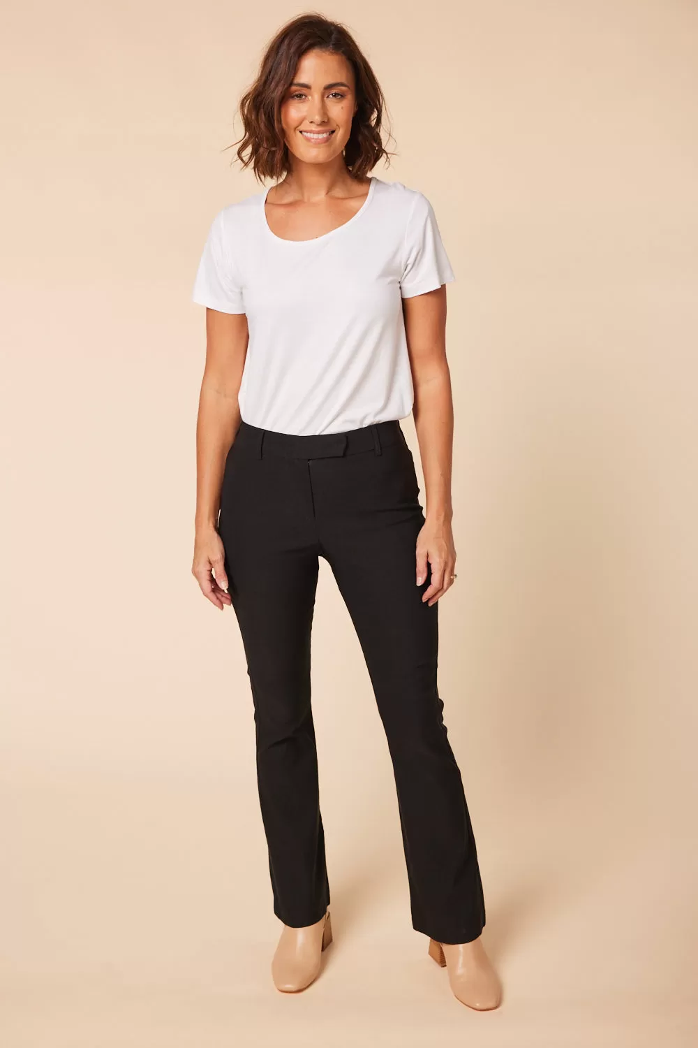 Ponte Bootleg Pant in Black