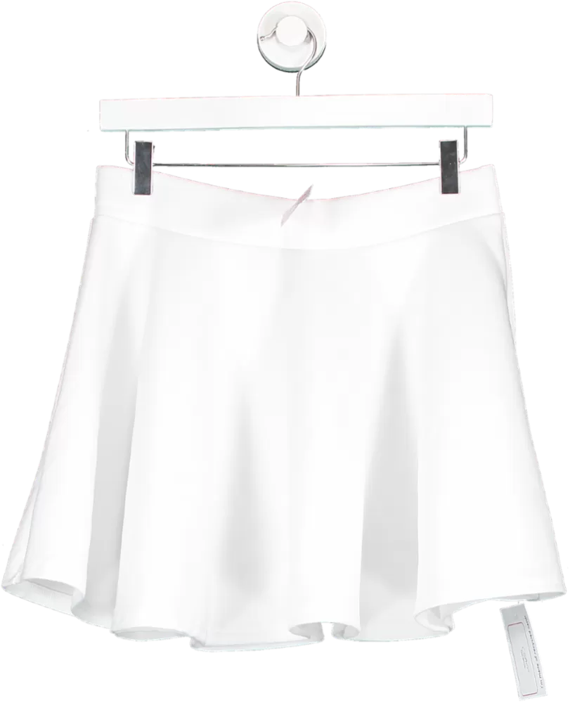 Pretty Fashion White Skater Skirt UK 8