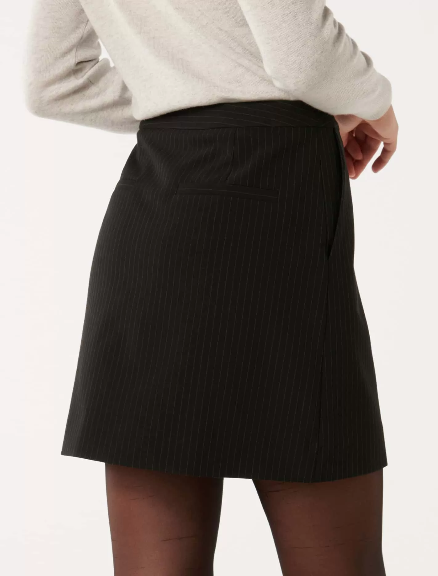 Reagan Pinstripe Mini Skirt