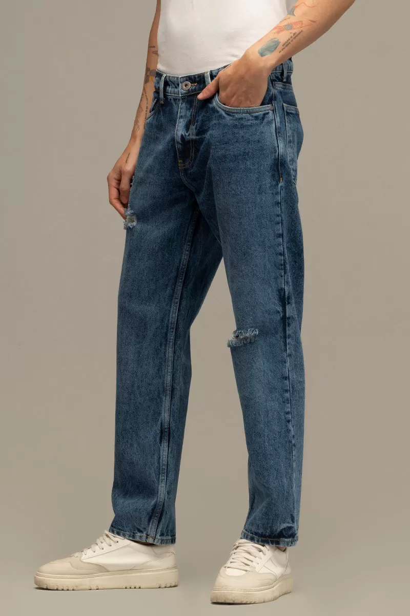 Refined Ink Blue Relaxed Fit Jeans