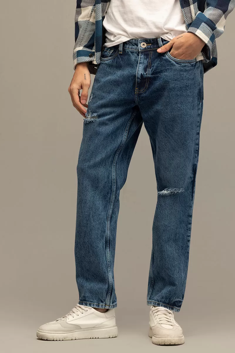 Refined Ink Blue Relaxed Fit Jeans