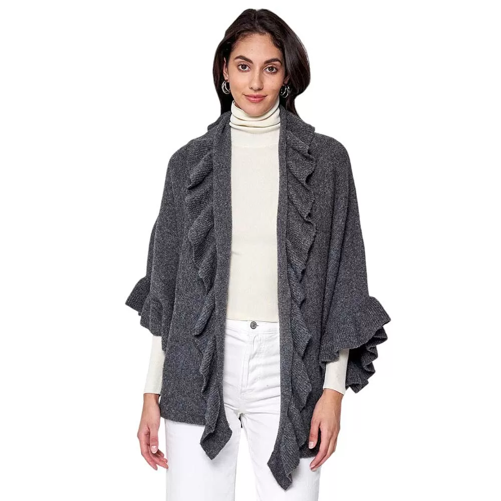 Ruffle Knit Cardigan