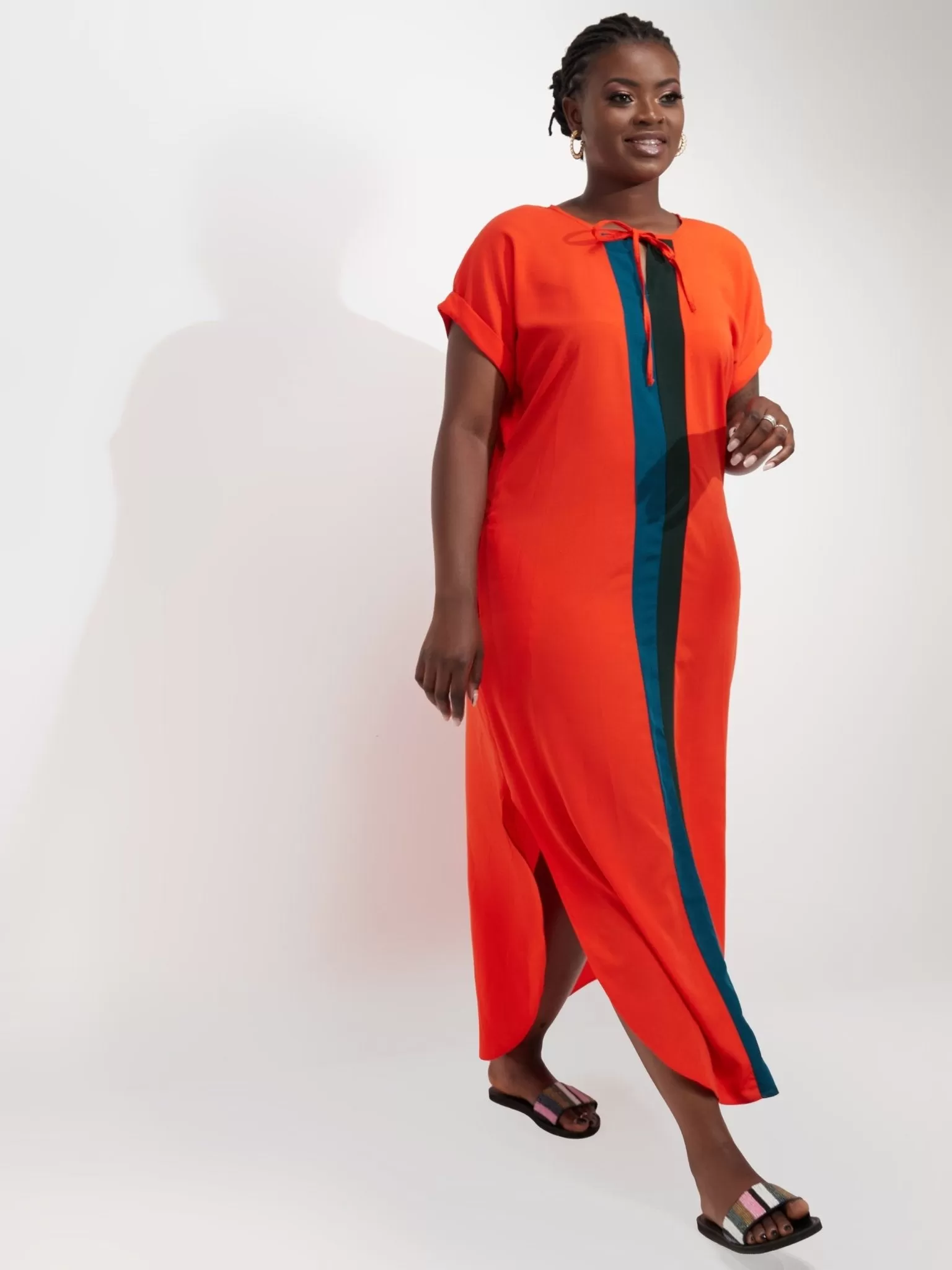 Salok Tanzi Maxi Dress - Orange