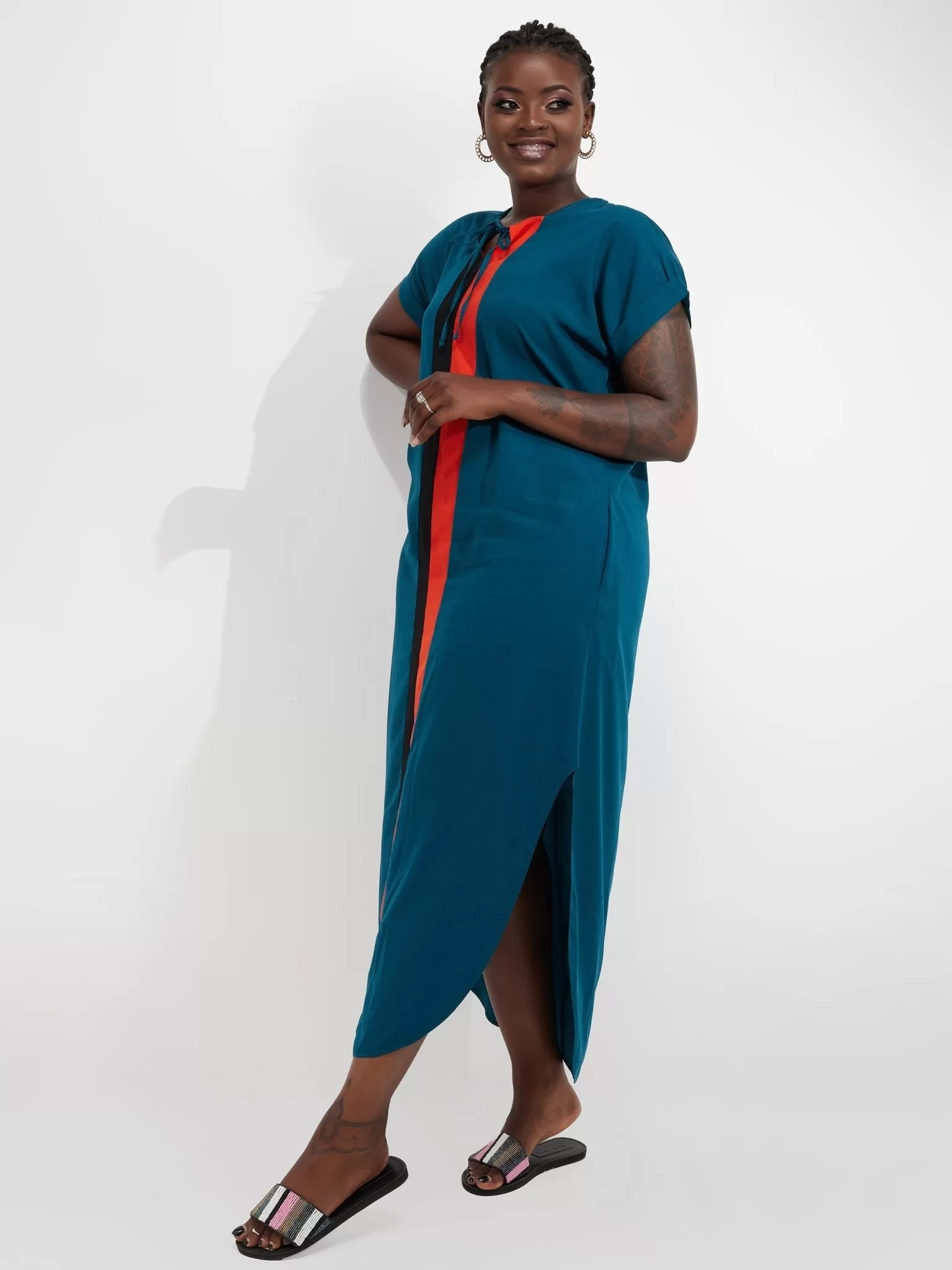 Salok Tanzi Maxi Dress - Teal