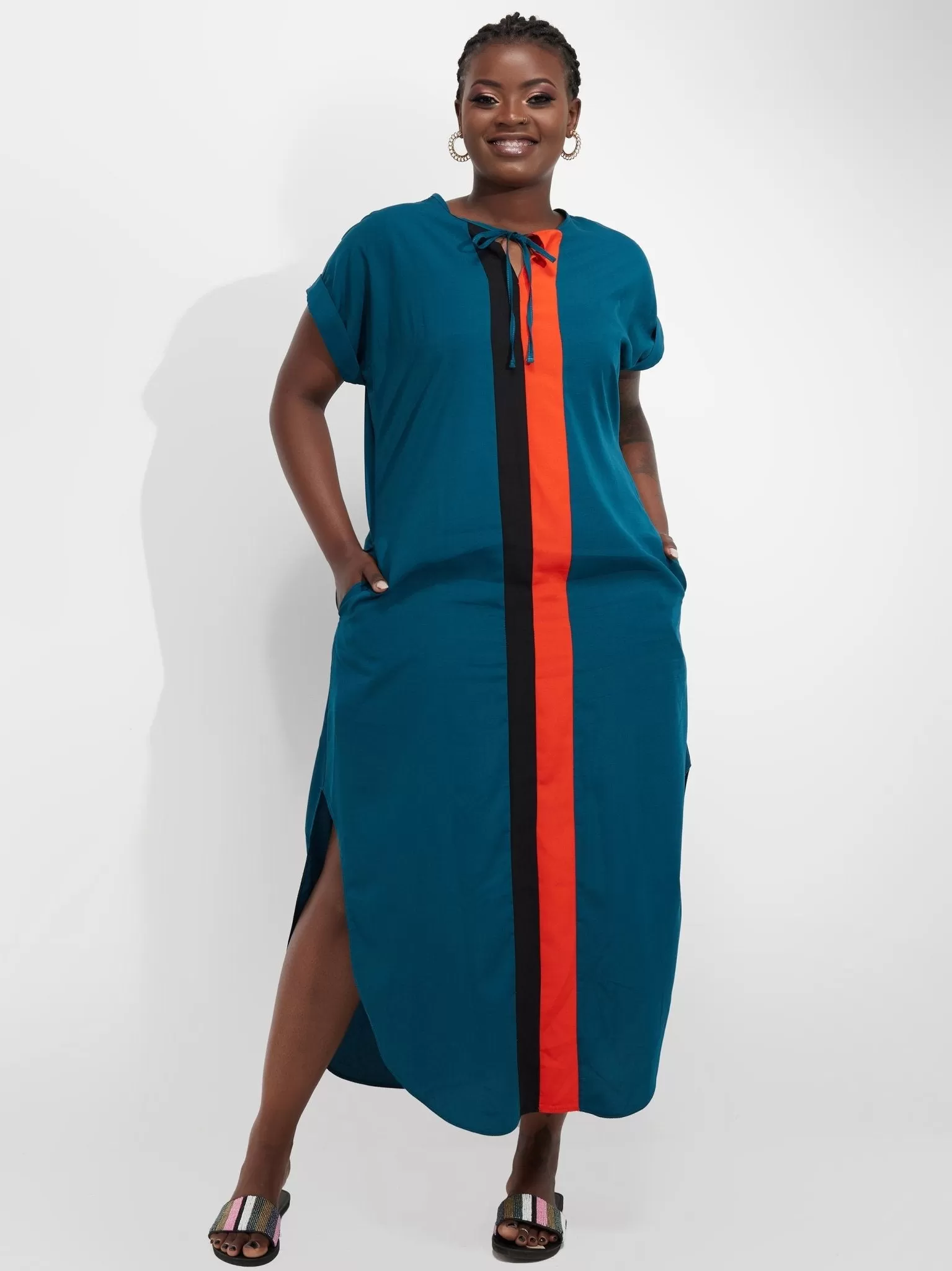 Salok Tanzi Maxi Dress - Teal