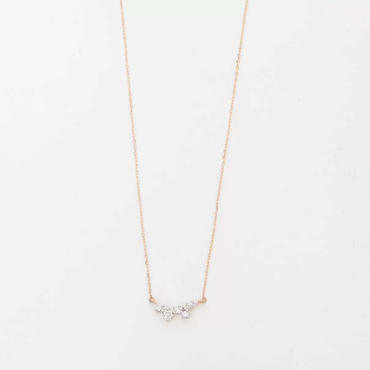 Scattered Diamond Necklace