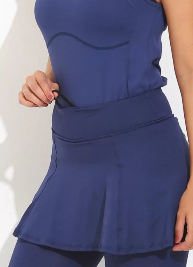 Skirted Capri ECO (Navy)