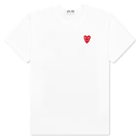 Stacked Heart S/S T-Shirt - White