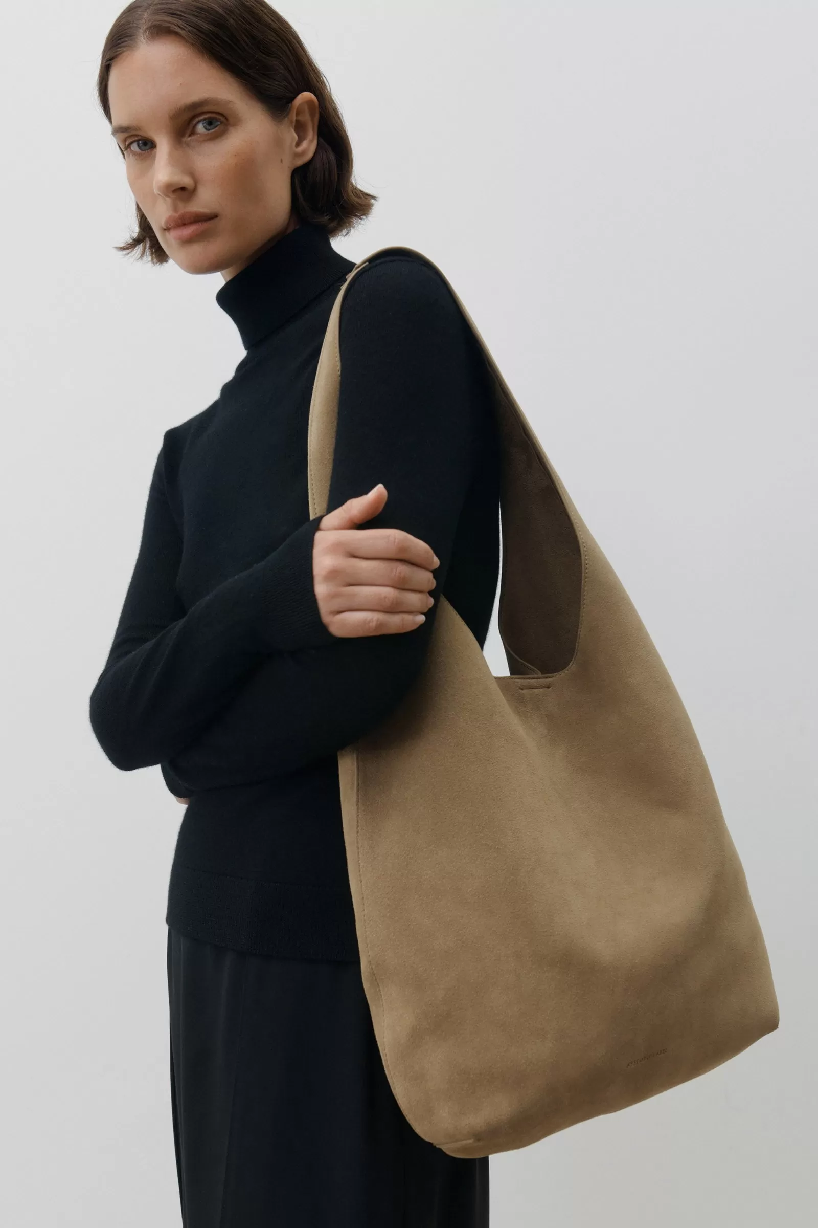 Suede Hobo Bag