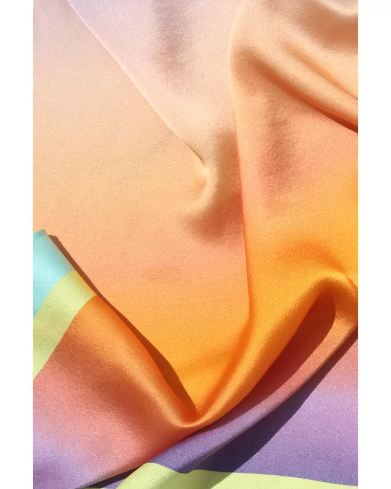 Sunset Silk Scarf