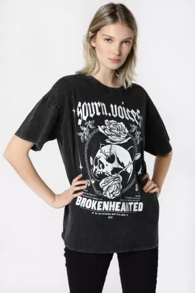 T-Shirt Surdimensionné Brokenhearted Sovrn Voices Femme