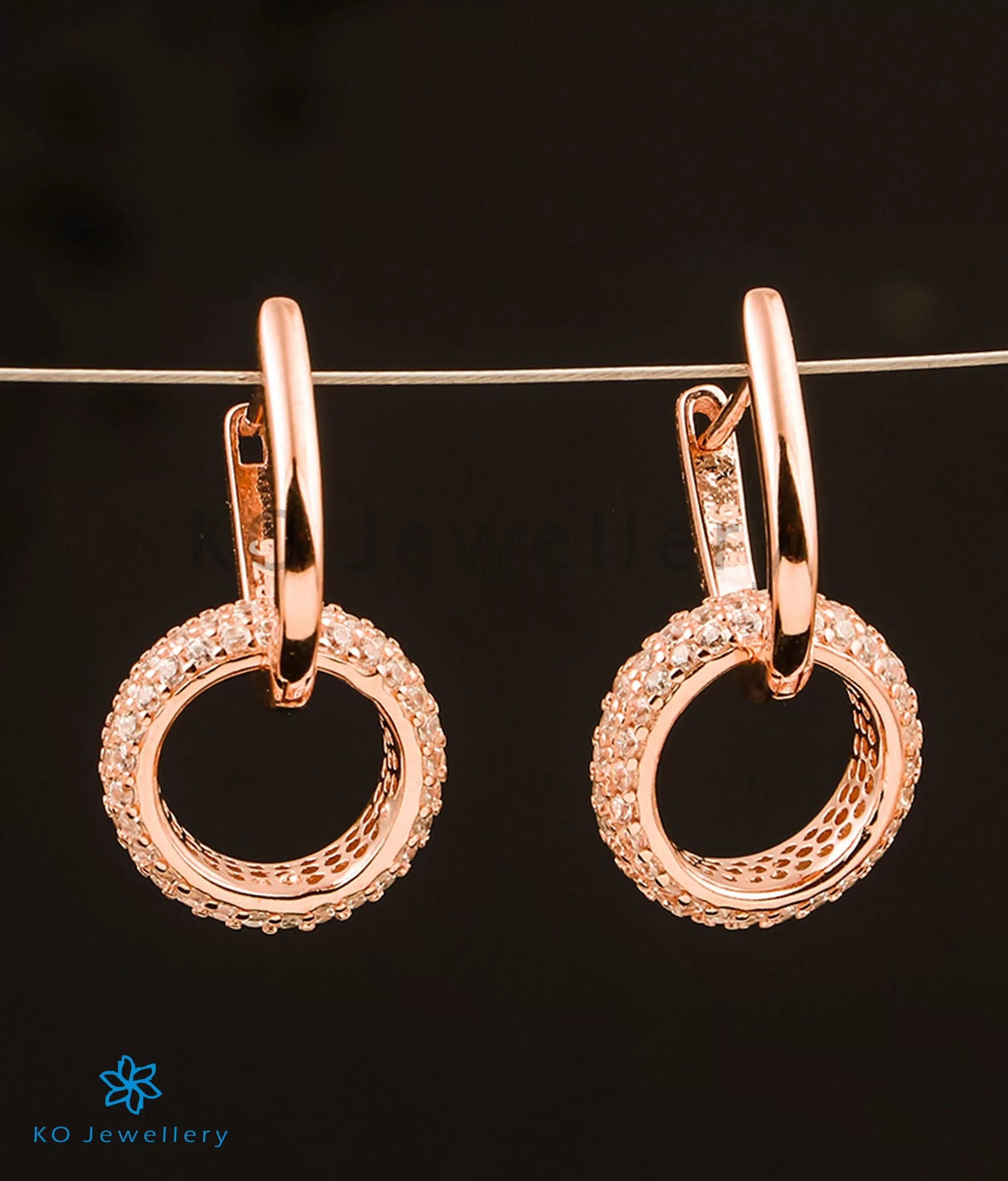 The Bijoux Silver Rosegold Hoops