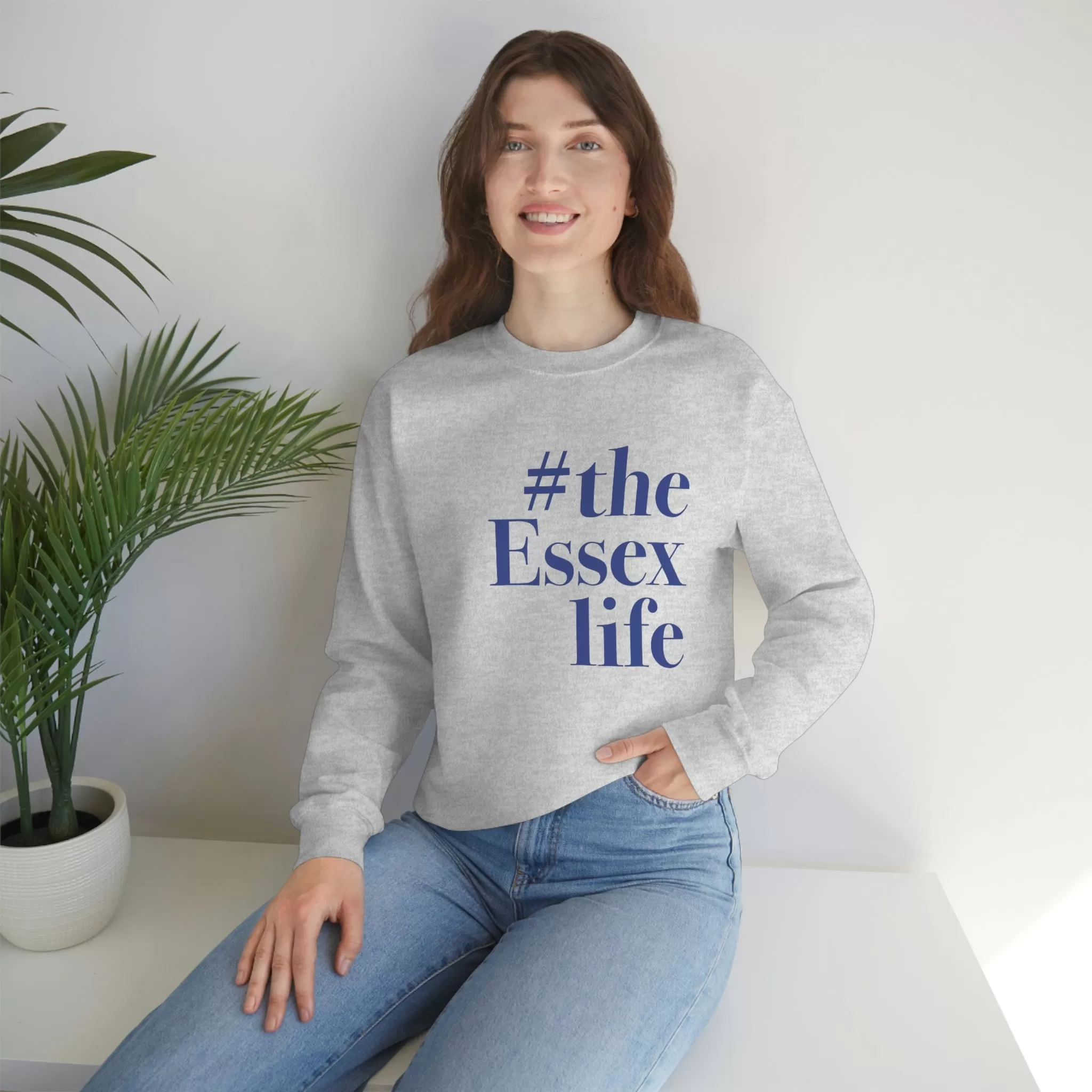 #theessexlife Unisex Heavy Blend™ Crewneck Sweatshirt