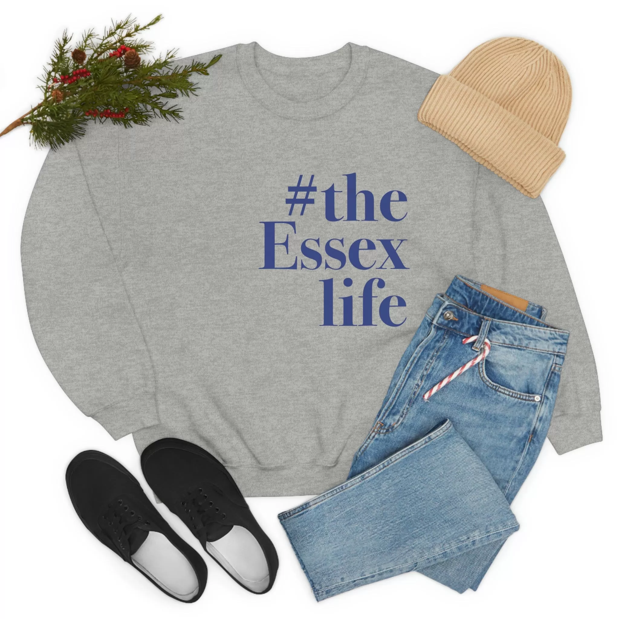 #theessexlife Unisex Heavy Blend™ Crewneck Sweatshirt