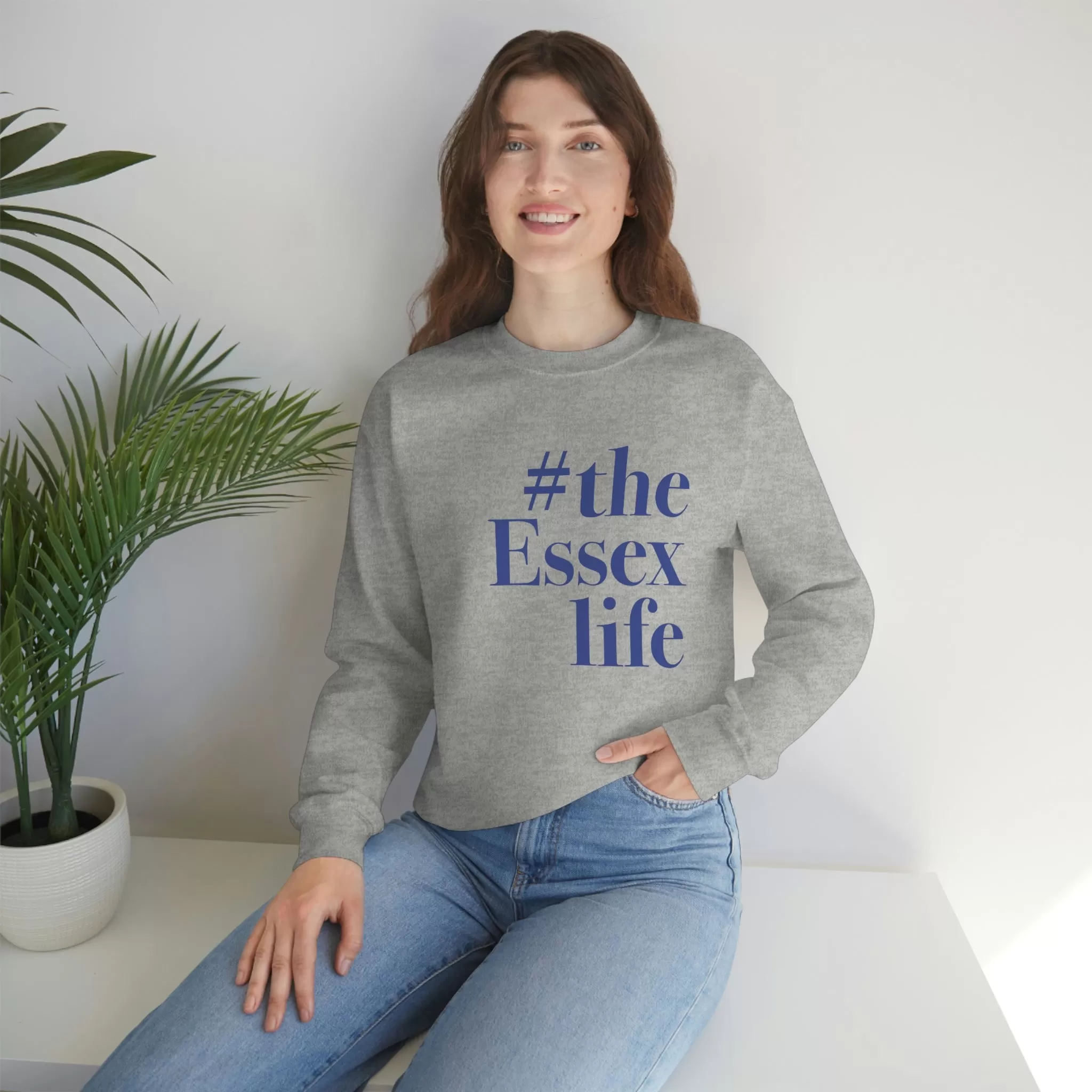 #theessexlife Unisex Heavy Blend™ Crewneck Sweatshirt