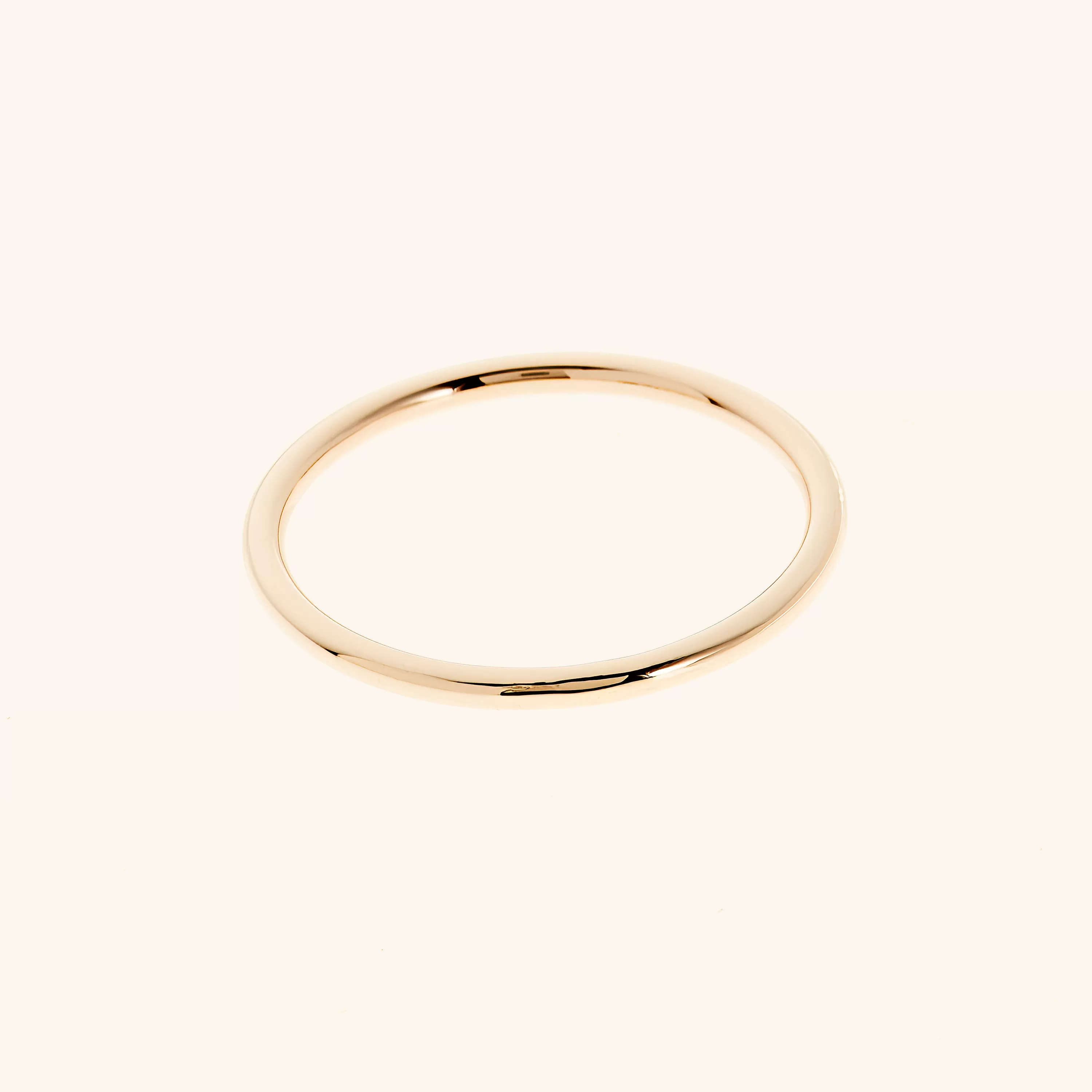 Thin Ring Band - 14K Solid Gold