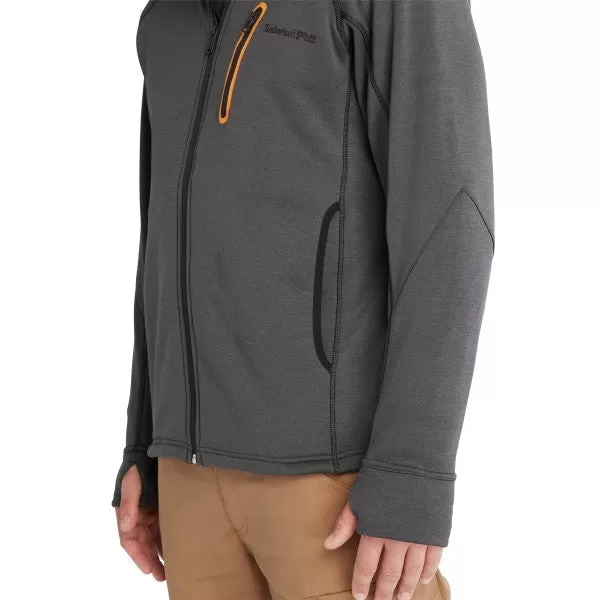 Timberland Pro Men's Reaxion Full Zip Athletic Fleece Jacket -Charcoal- TB0A55RWCV9