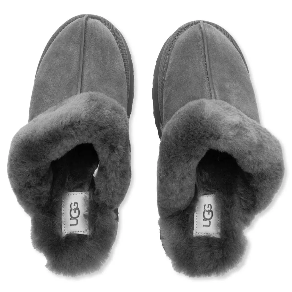 Women's Disquette Slipper - Charcoal